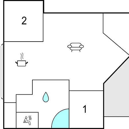 Σπίτι διακοπών Lovely In Romo With Sauna